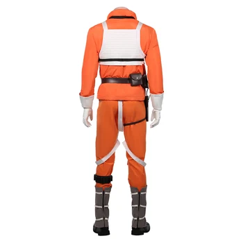 Zvaigzne Cosplay Kari-Luke Skywalker Izmēģinājuma Cosplay Kostīmu Jumpsuit Vienoti Tērpi Halloween Karnevāla Tērps