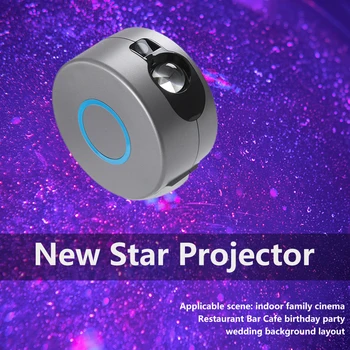 Zvaigžņotā Projektors ES/USPlug Zvaigžņu Debesis Nakts Gaisma ar Tālvadības pulti Miega Gaismas Guļamistabas Gultas Galda Lampa Kino Bārs
