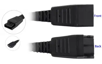 Zvanu Centra 2,5 mm Ātri Atvienot Vadu Adapteri Attiecas uz austiņas Panasonic, Cisco, vai Polycom telefoni