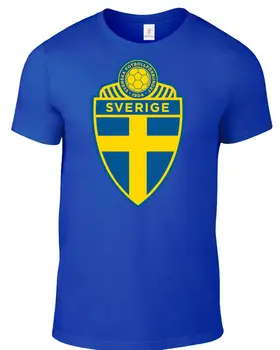 Zviedrija 2019 T Krekls Vīriešu Futbolists Leģenda Soccers 2019 Vīriešu Modes Karikatūra Raksturs, Fitnesa T-Krekli
