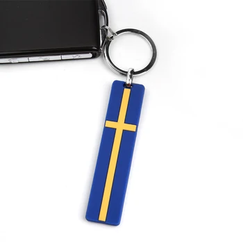 Zviedrijas Karogu, Emblēmu Žetons Keyring Luksusa Atslēgu Gredzens VOLVO Polestar XC40 XC60 XC70 XC80 XC90 V40 S80 S90 C30 C60 Keychain