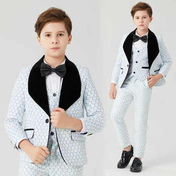 Zēni dot uzvalki, kāzas Balli Uzvalki, Kāzu Kleitu Bērni tuexdo Bērnu Diena Koris Parādīt Formāls Uzvalks, Meitenēm Klavieres Kostīms
