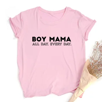 Zēns Mama Vēstuli Izdrukāt Sieviešu Vasaras T Krekls Mamma Dzīves Harajuku Īsām Piedurknēm T Streetwear Sieviešu T-krekls Māmiņa Topi Apģērbi