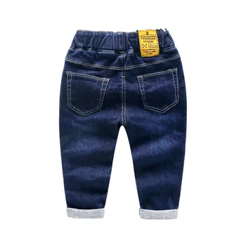 Zēnu pavasara rudens džinsi bērniem atdzist džinsa bikses visu maču bikses bērniem, drēbes zēniem bērniem pavasara modes zēnu džinsu bikses