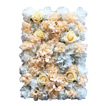 Zīda Rožu Ziedu Sienas, Mākslīgo Ziedu Kāzu Dekorēšana, Ziedu Sienas Romantisku Kāzu Mājas Fona Dekors