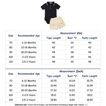 Zīdainis, Mazulis, Zēns, 6M-3T Drēbes Zēnu Apģērbu Komplekti Romper Īss T-Krekls + Šorti Bikses