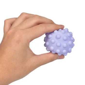 Zīdaiņu Rotaļlietas Agrīnās Izglītības Puzzle Multi-Tekstūra Mīkstas Gumijas Rokas Bumbu 6 Komplekti Taustes Maņu Masāžas Bumba Bērnu Attīstību