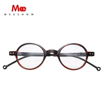 Zīmola Lasīšanas Brilles Vīrieši sievietes apaļas brilles Retro Eiropas stila modes brilles ar dioptriju 1673 +1.0 +1.5 +2.0 +2.5