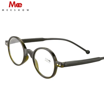 Zīmola Lasīšanas Brilles Vīrieši sievietes apaļas brilles Retro Eiropas stila modes brilles ar dioptriju 1673 +1.0 +1.5 +2.0 +2.5