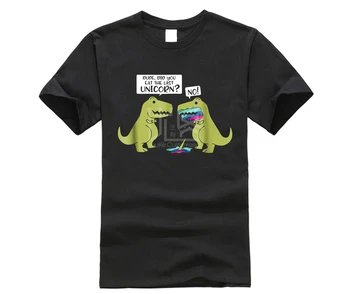 Zīmolu Vīriešu Krekls Smieklīgi Jūs Ēst Pēdējais Vienradzis Dinozauru T Krekls