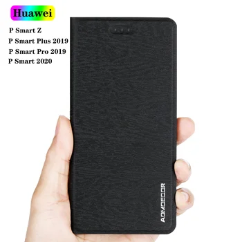 Āda Flip Case Cover for Huawei P Smart Plus Pro 2019 P Smart Z 2020. Gadā Mobilais Telefons Flip Maciņš Atpakaļ Attiecas uz Gadījumiem, 2021