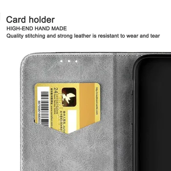 Āda Flip Maciņš Case for IPhone 12Mini 12 Mini 11 Pro X XS XR Max 8 7 6 Plus se2020 Magnētisko Vāciņu Kartes Turētāja Statīva Vāciņu