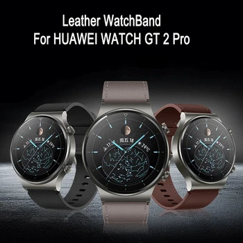 Ādas Watchband Par Huawei Skatīties GT2 46mm/gt 2 Pro/Gods Magic2 46mm Siksna Datumi 22mm Aproce Aproce Amazfit VTN 47MM
