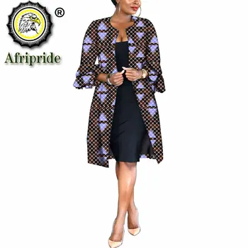 Āfrikas Drēbes Sievietēm, Drukāt Mēteļi Dashiki Outwear Ankara Jaka ar Oderi Bazin Riche Plus Lieluma Vaska Batik Attire 2024022