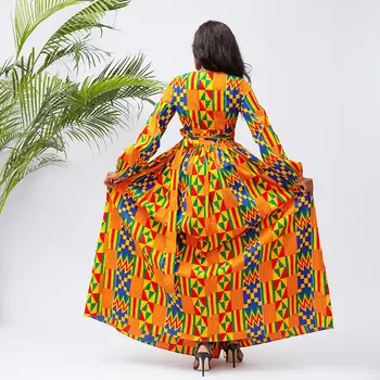 Āfrikas Drēbes Sievietēm Tradicionālo āfrikas apģērbu Plus Lieluma Āfrikas Kleita Drukāt Kleitu šūšana
