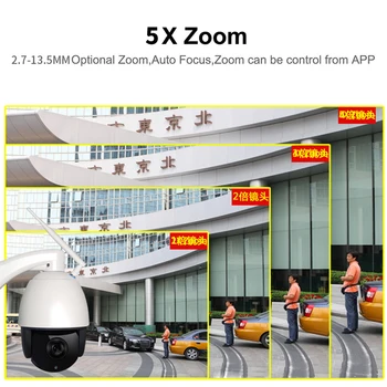 Āra 22X Tālummaiņas 1080P WiFi Speed Dome Kameras PTZ CCTV Drošības Video Novērošanas Cam Nakts Redzamības Auto Fokusu divvirzienu Audio Wa