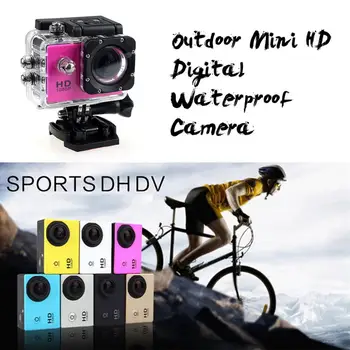 Āra Mini Sports Rīcības Camera Ultra 30M 1080P Zemūdens Ūdensizturīgs Ķivere Video Ieraksta Kameras Sport Cam