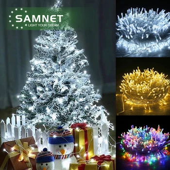 Āra Ziemassvētku 10M 20M 50M LED String Light Vītnes LED Decoraction Pasaku Gaismas Mājas, Kāzu svinības, Svētku Gaismas