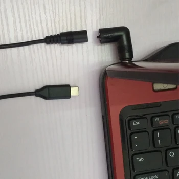 Ātra Uzlāde C Tipa USB-C Tipa C 3 pin DC Kabelis Universal Laptop Lādētājs Klēpjdatoru Notebook Adapteri un LĪDZSTRĀVAS Kabelis ar Padomi,