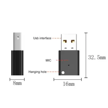Ātrgaitas Mini USB Bezvadu Bluetooth 5.0 Uztvērējs Auto Radio Subwoofer, Pastiprinātājs Multivides Audio Adapteri