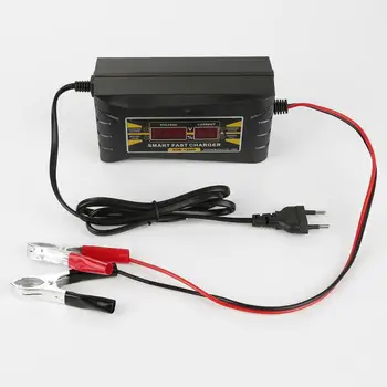 Ātri, akumulatoru, lādētāju LCD Auto Akumulatoru Svina Skābes Lādētāju, Automobīļu Motociklu 12V 6A Inteliģentu Uzlādes Vienībām adapteri