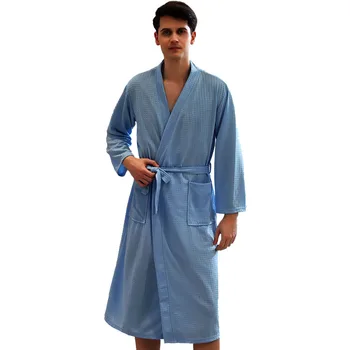 Ērti Vīriešu Sleepwear Drēbes Sexy Peldmētelis Pāriem Vienkārši Mežģīnes Up Ilgi, Peldmētelis Sievietēm Cietā Vannas Naktskrekls Kimono Vīrietis