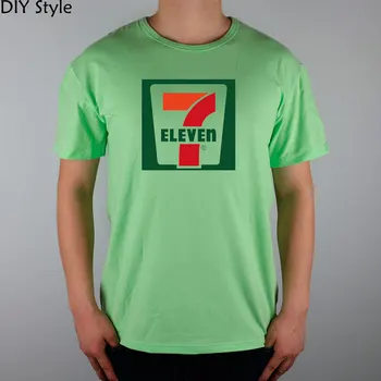 Ērtības veikalu, lielveikalu darbinieki SEPTIŅAS VIENPADSMIT T-krekls 10748 Modes Zīmola t krekls vīriešiem new augstas kvalitātes