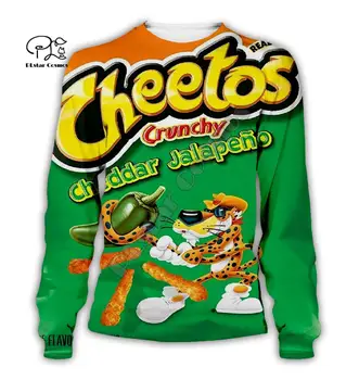 ģimenes saskaņojot tērpiem uzvalks Uzkodu Cheetos 3D pelēkā vārna/Sweathsirt/t kreklu apdruka/rāvējslēdzēju/veste monther tēvs, dēls, meita rudens džemperis