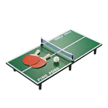 Ģimenes Spēles Mini Galda Tenisa Komplekts Portatīvo ar Ping Pong Rakete Iekštelpu Sporta Izklaides Interaktīvās Rotaļlietas 