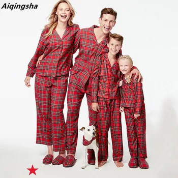 Ģimenes Ziemassvētku Pidžamu Drēbes Pleds Apģērbu Woemn Vecākiem Bērniem Tērpiem friend Krekli Pāri Matching Apģērbi