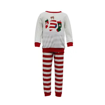 Ģimenes Ziemassvētku Pidžamu Ģimenes Matchig Drēbes X-mas Pjs Ģimenes Burtu Drukas Sleepwear Māte, Meita, Tēvs, Bērni Naktsveļu
