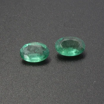 īsta dabas Zambija dārgakmens smaragds 0.55 ct 5mm * 7mm Si pakāpes emerald zaudēt dārgakmens vairumtirdzniecības cenu smaragds