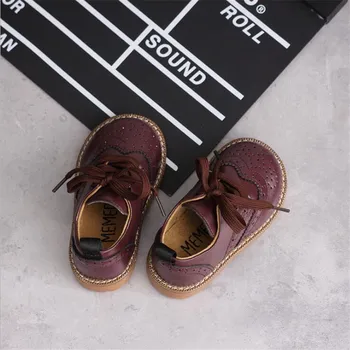 Īstas Ādas bērnu apavi 2019. gada pavasarī jaunu bērnu sniegumu Ādas kurpes zēniem, meitenēm Pātagot vienu apavi bērnu apavi