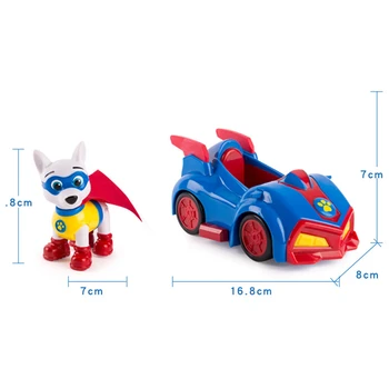 Īstu Pļauku Patruļas Rotaļlietu Komplekts Rotaļlietas Auto Ir kaste Īpašu sēriju Darbības Rādītāji rotaļlieta suns Anime multfilmu Rotaļlietas, Bērnu Dzimšanas dienas Dāvana