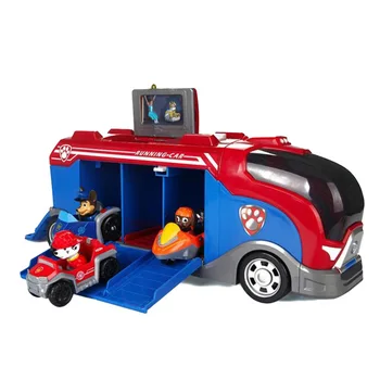Ķepa Patruļas Suni Autobusu Transportlīdzekļa Plastmasas Rotaļlietu Kombinācija Patrulla Canina Rotaļlieta Ar Balss Rīcības Modelis, Modelis, Rotaļlietas, Bērnu Rotaļlietas, Dāvanu