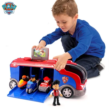Ķepa Patruļas Suņu Rotaļlietu Komplekts Kucēnu Patruļas Māršala Rocky Zuma Glābšanas Big Autobusu Patruļas Auto Ryder Kapteinis Rotaļlietas Patruļas Bērniem Dzimšanas Dienas Dāvana