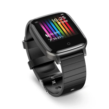 [Ķermeņa Temperatūra Pasākums] BlitzWolf BW-HL1T Smart Watch Sirds ritma Monitors Smart Pulksteņi Elpa Apmācību Smartwatch 2020 Skatīties