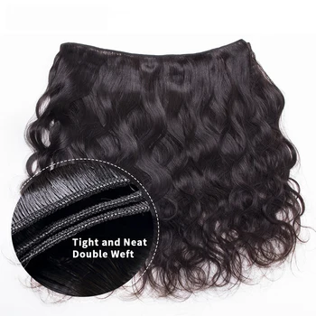 ķermeņa viļņu kūļi bezmaksas piegāde melnās sievietes brazīlijas matu krāsu pagarinājums 1 3 4 Kūļi 30 collu virgin cilvēka matu skaldīšanas
