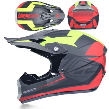 Ķivere Motociklu Sacīkšu Velosipēdu Ķivere ATV Dirt bike Downhill MTB DH Motokrosa Ķivere capacetes Ar Bezmaksas Brilles+ Cimdi+ Maska