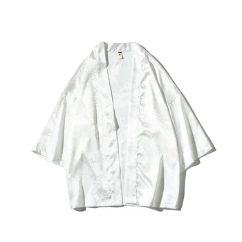 Ķīniešu Stila Uzvalks Pūķis Modelis Izšuvumi Plus Lieluma Gadījuma Sauļošanās Apģērbu Seno Stila Jaciņa Hanfu Plānas Bikses Vīriešiem