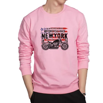 Ņujorkas hoodies modes motociklu pelēkā vārna vīriešu kokvilnas ikdienas krekls oriģinālu zīmolu streetwear hip hop mens hoodies