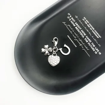 Šarmu Kulons Laimīgs Sirds,2019 Modes Rotaslietas Moderns Nekustamā Autentisks 925 Sterling Silver Dāvana Sievietēm Meitenes Fit Aproce