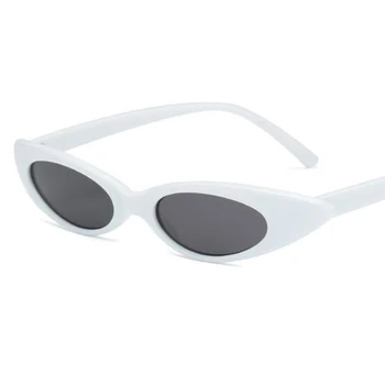 Šaura Taisnstūra Sunglsses Sievietēm Luksusa Zīmolu Dizainera Mazo Brilles Slavenību Tendence, Kaķu Acu Saulesbrilles Oculos Gafas UV400