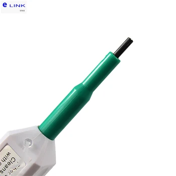 Šķiedras Tīrāku 2,5 mm Noklikšķiniet uz Vienas Tīrīšanas Pildspalva optisko šķiedru kabeļu savienotājs SC, FC, ST Universāls Savienotājs ftth rīkus, Bezmaksas piegāde ELINK