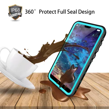 Ūdensizturīgs Gadījumā Huawei P20 Pro P20 Lite Mate 20 Pro iPhone 11 12 Pro Max Peldēšana Segtu Coque Ūdens pierādījums Telefonu Gadījumos