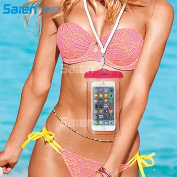 Ūdensizturīgs Gadījumā, Sauss Soma mobilā Telefona Somiņa Ar Siksniņu, siksniņa Smaiļošana Slēpošana Kamanām Laivošana Sērfošana iPhone