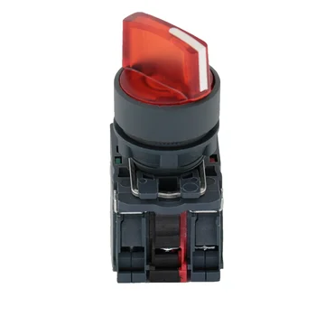 ūdensizturīgs izgaismotas selektora slēdzi daudzfunkcionālo slēdzi, slēdzis slēdzis, divi vai trīs pozīciju SB5(XB5 LA68S)-AK124B5 ar iebūvētu LED