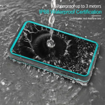 Ūdensizturīgs Telefonu Gadījumos Par Huawei P20lite P30 P30pro Mate20pro P30lite P40 Pārredzamu Skaidrs, Aizmugurējo Vāciņu, Triecienizturīgs Telefona Gadījumā