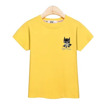 Žetons karikatūra zēns, topi ar īsām piedurknēm tees hero modelis dizaina krekls bērniem vasaras kokvilnas t-krekls bērniem zīmola apģērbi