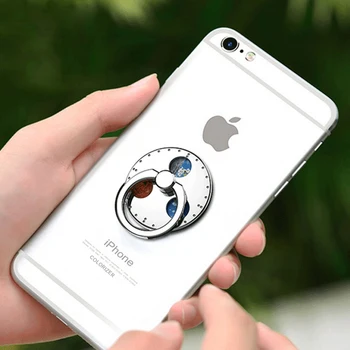 Žiroskopu Pirksta Gredzenu Turētājs Roku Ripu Rotācijas Griešana Metāla Mobilā Tālruņa Turētājs Stāvēt iPhone Samsung Xiaomi Tālruņa Gredzenu Turētājs